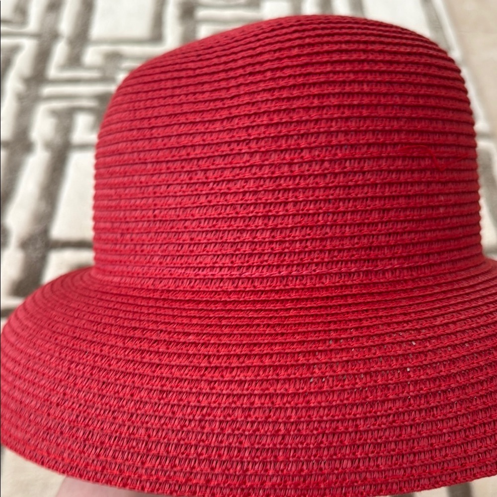 Red Bucket Hat - Picture 5 of 6